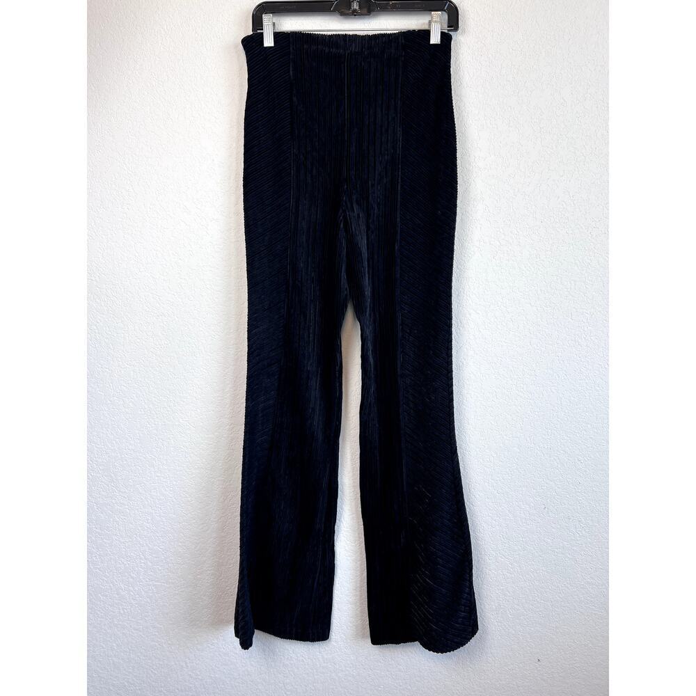Chic Free People Penny Velvet Flare Pull-On Pants L - Picture 4 of 12